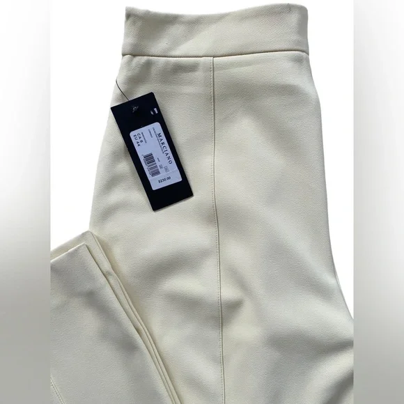 Marciano Soft Yellow Flared Pants - Size L - Picture 7 of 10